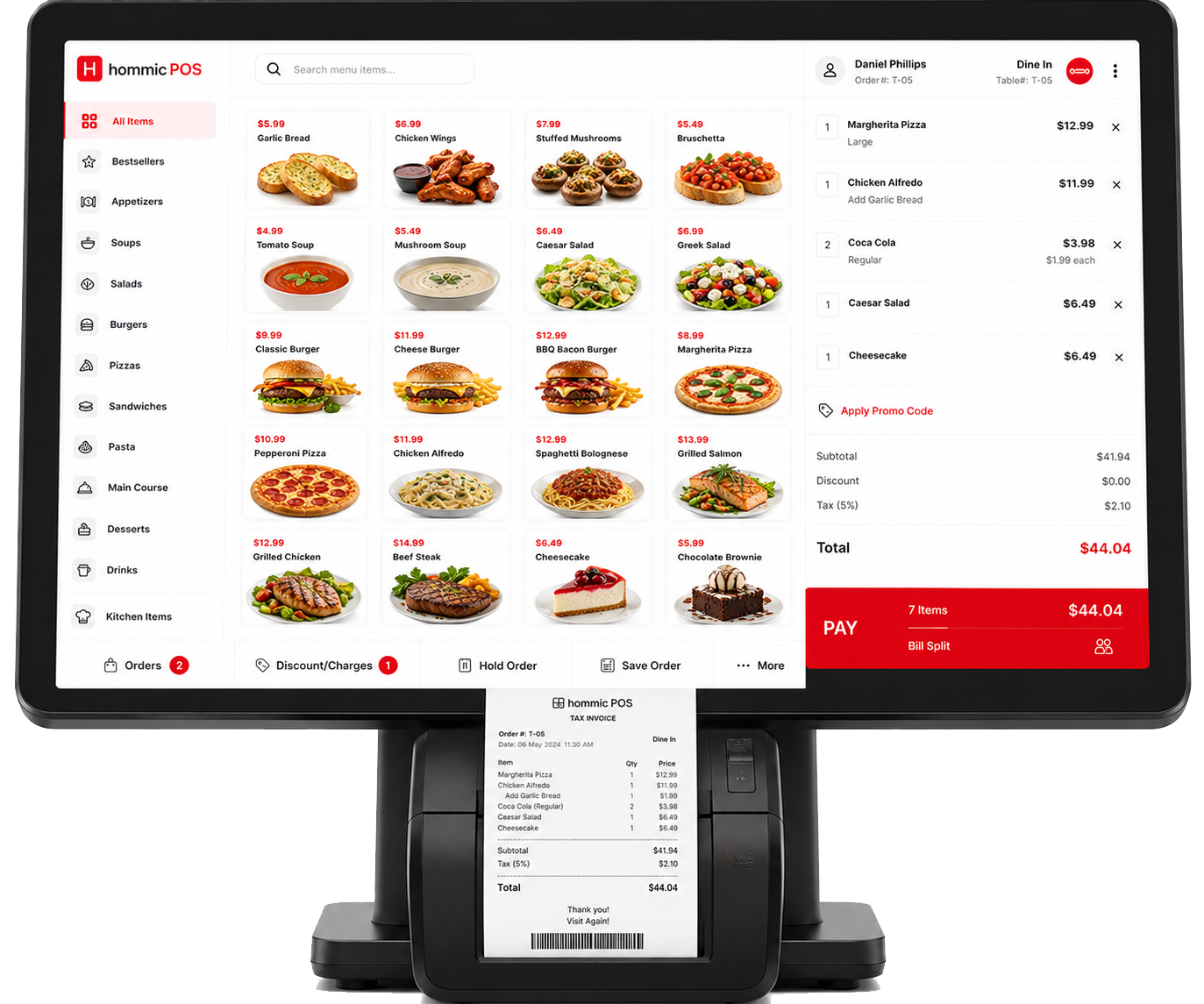 POS terminal device photo
